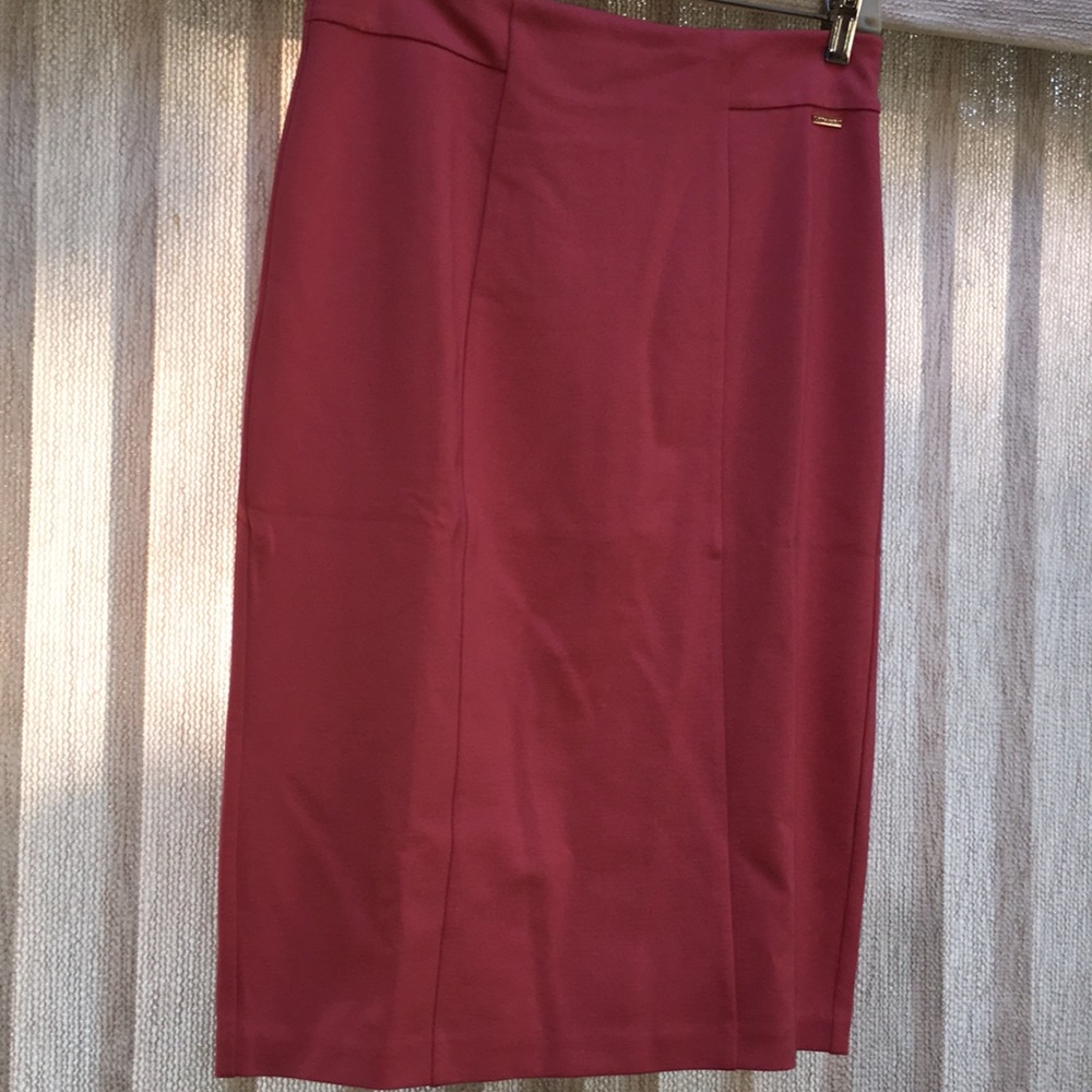 NWT T Tahari straight skirt Rose size 8 petite